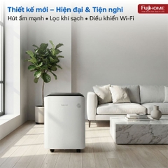 MÁY HÚT ẨM KẾT HỢP LỌC KHÔNG KHÍ FUJIHOME DH35W-HEPA