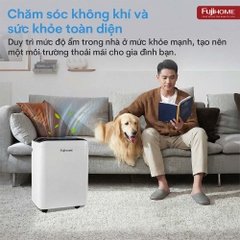 MÁY HÚT ẨM KẾT HỢP LỌC KHÔNG KHÍ FUJIHOME DH35W-HEPA