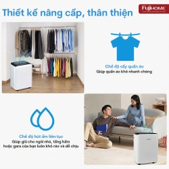 MÁY HÚT ẨM KẾT HỢP LỌC KHÔNG KHÍ FUJIHOME DH35W-HEPA