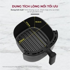 Nồi chiên không dầu FUJIHOME 3.2 lít A3B