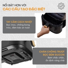 Nồi chiên không dầu FUJIHOME 8 lít A8DG1NEW