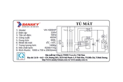 Tủ mát Sanaky 900 lít VH1009HP