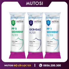 Bộ Lõi Lọc Nước 123 Mutosi