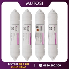 Bộ 4 Lõi Lọc Chức Năng Mutosi (T33-Mineral-Alkaline-NanoSilver)