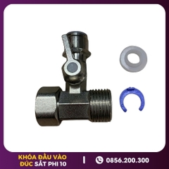 Bộ Khóa Đầu Vào Phi 10 (Đúc Liền Khối Sắt)