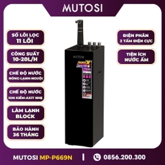 Máy Lọc Nước Điện Giải Ion Kiềm Nóng Lạnh Mutosi MP-P669N