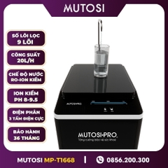 Máy Lọc Nước Điện Giải Ion Kiềm Hydrogen Mutosi MP-T668