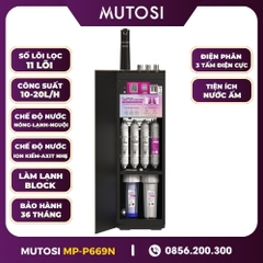 Máy Lọc Nước Điện Giải Ion Kiềm Nóng Lạnh Mutosi MP-P669N