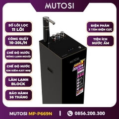 Máy Lọc Nước Điện Giải Ion Kiềm Nóng Lạnh Mutosi MP-P669N