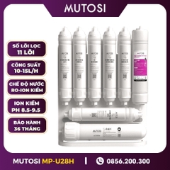 Máy Lọc Nước Để Gầm Ion Kiềm Hydrogen Mutosi MP-U28H