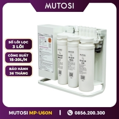Máy Lọc Nước Để Gầm Lõi Thay Nhanh Mutosi MP-U60N