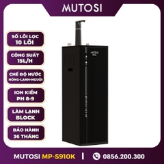 Máy  Lọc Nước Nóng-Lạnh-Nguội-Ion Kiềm Hydrogen Mutosi MP-S910K