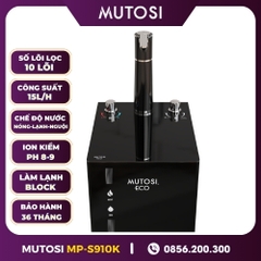 Máy  Lọc Nước Nóng-Lạnh-Nguội-Ion Kiềm Hydrogen Mutosi MP-S910K