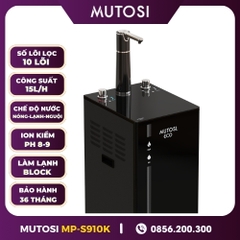Máy  Lọc Nước Nóng-Lạnh-Nguội-Ion Kiềm Hydrogen Mutosi MP-S910K