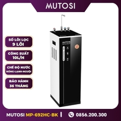Máy Lọc Nước Nóng Lạnh Nguội 9 Lõi Mutosi MP-692HC-BK