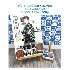 Artbook thanh gươm diệt quỷ gốc Nhật Demon Slayer: Kimetsu No Yaiba Gotoge Koyoharu Nhập từ Nhật - AB03