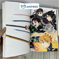 Artbook thanh gươm diệt quỷ gốc Nhật Demon Slayer: Kimetsu No Yaiba Gotoge Koyoharu Nhập từ Nhật - AB03