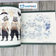 Artbook gốc Ufotable Kimetsu no Yaiba Thiết kế Nhân vật và bối cảnh anime artbook vol 1 Nhập từ Nhật - AB13