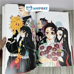 Artbook thanh gươm diệt quỷ gốc Nhật Demon Slayer: Kimetsu No Yaiba Gotoge Koyoharu Nhập từ Nhật - AB03
