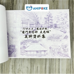 Artbook gốc Ufotable Kimetsu no Yaiba Thiết kế Nhân vật và bối cảnh anime artbook vol 3 Nhập từ Nhật - AB15