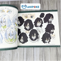 Artbook gốc Ufotable Kimetsu no Yaiba Thiết kế Nhân vật và bối cảnh anime artbook vol 1 Nhập từ Nhật - AB13