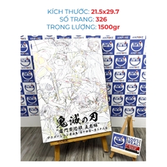 Artbook gốc Ufotable Kimetsu no yaiba Original Key Animation Vol. 2 (Ep. 14-26) Nhập từ Nhật - AB17