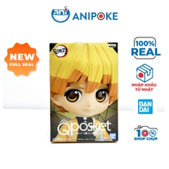 Mô hình Zenitsu vol 2A Qposket Kimetsu no yaiba Thanh gươm diệt quỷ chính hãng Bandai, ( nguyên box) f54-12