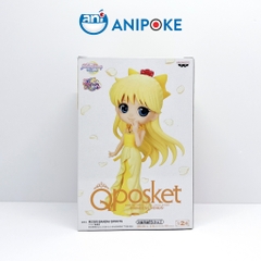 Mô hình Công chúa sao Kim mẫu B Sailor Venus, Thủy thủ sao kim, full box Qposket  hàng nội địa Nhật F16-F