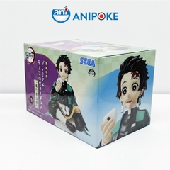 Mô hình Tanjiro  ăn cơm nắm Kimetsu no yaiba Thanh gươm diệt quỷ chính hãng (Nhập từ Nhật Full box) F9-F