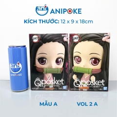 Mô hình Nezuko A Qposket Kimetsu no yaiba Thanh gươm diệt quỷ chính hãng Bandai Nhập từ Nhật  F49-34