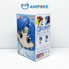 Mô hình Eternal Sailor Mercury, Thủy Thủ Sao Thủy Eternal - MẫuA, New, full seal Qposket, hàng nội địa Nhật F17E