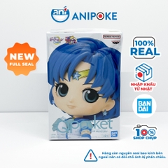 Mô hình Eternal Sailor Mercury, Thủy Thủ Sao Thủy Eternal - MẫuB, New, full seal Qposket hàng nội địa Nhật F17F