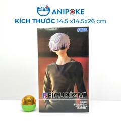 Mô hình Gojo đeo kính figurizm Jujutsu Kaisen Chú Thuật hồi chiến, chính hãng SEGA  (Nhập từ Nhật Full box) F35-13