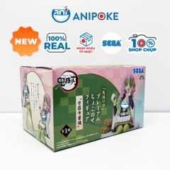 Mô hình Luyến trụ Mitsuri  ăn cơm nắm Kimetsu no yaiba chính hãng Sega Nhật - Anipoke F32-04