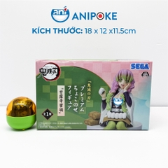 Mô hình Luyến trụ Mitsuri  ăn cơm nắm Kimetsu no yaiba chính hãng Sega Nhật - Anipoke F32-04