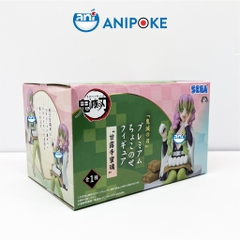 Mô hình Luyến trụ Mitsuri  ăn cơm nắm Kimetsu no yaiba chính hãng Sega Nhật - Anipoke F32-04