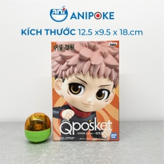 Mô hình Yuji itadori A Q posket - Jujutsu Kaisen Chú Thuật hồi chiến,  chính hãng (Nhập từ Nhật Full box) F41-01