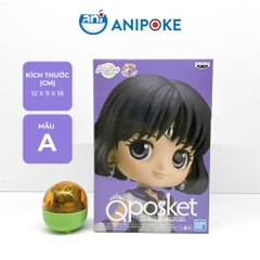 Mô hình Hiếm Qposket Super Sailor Saturn, Thủy thủ Sao Thổ .hàng mới, nội địa chính hãng Bandai Nhật