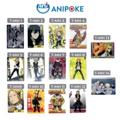 Clear Card Thẻ hình Acrylic  My Hero Academia chính hãng, nhập trực tiếp từ Nhật, Học viện anh Hùng