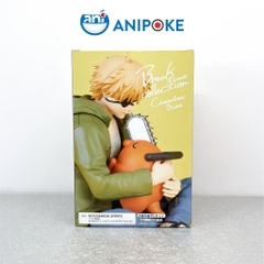 Mô hình Denji ôm Pochita Breaktime, Chainsaw man, chính hãng Bandai, Nhập từ Nhật Full box F442-08