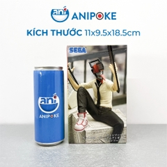 Mô hình Denji Người cưa ngồi thè lưỡi, Chainsaw man, chính hãng Nhập từ Nhật Full box) F47-12