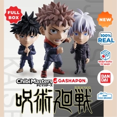 Trứng Gashapon Mô hình Chibi Master Figure Gojo, Yuji, Megumi  Jujusu Kaisen chính hãng  Nhật, Mới full box