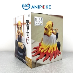 Mô hình Rengoku ăn bento - Kimetsu no yaiba noodle stopper figure, Chính hãng Furyu, Nhập từ Nhật Full box  F46-02