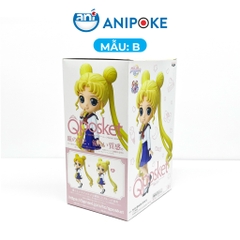 Mô hình Qposket Usagi Sailor Moon đông phục học sinh Thuỷ thủ mặt trăng chính hãng Nhật