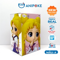 Mô hình Qposket Usagi Sailor Moon đông phục học sinh Thuỷ thủ mặt trăng chính hãng Nhật