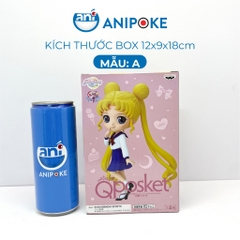 Mô hình Qposket Usagi Sailor Moon đông phục học sinh Thuỷ thủ mặt trăng chính hãng Nhật