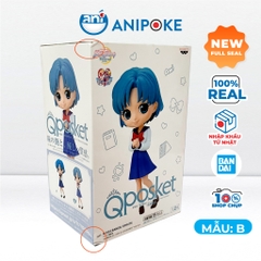 Mô hình Qposket Ami đông phục học sinh Sailor Mercury Thuỷ thủ sao thủy chính hãng  Nhật