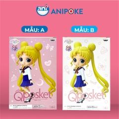 Mô hình Qposket Usagi Sailor Moon đông phục học sinh Thuỷ thủ mặt trăng chính hãng Nhật