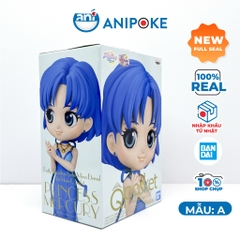Mô hình Công chúa sao Thủy mẫu  Sailor Mercury, Thủy thủ sao Thủy, full box Qposket Bandai, hàng nội địa Nhật