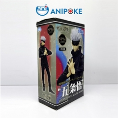 Mô hình SPM - Satoru Gojo bịt mắt đen - Jujutsu Kaisen Chú Thuật hồi chiến,  chính hãng (Nhập từ Nhật Full box) F5
